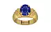 Gold Thailand Blue Sapphire Ring Prime Quality (R4)