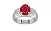 Sterling Silver Ruby Ring Limited Quality (R4)