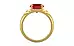 Gold Ruby Ring Limited Quality (R4)