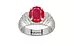 Sterling Silver Ruby Ring Prime Quality (R4)