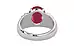 Sterling Silver Ruby Ring Prime Quality (R4)