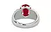 Sterling Silver Ruby Ring Rare Quality (R4)
