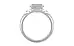 Sterling Silver Ceylon White Sapphire Ring Limited Quality (R4)