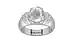Sterling Silver Ceylon White Sapphire Ring Limited Quality (R4)