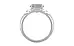 Sterling Silver Ceylon White Sapphire Ring Prime Quality (R4)