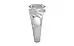 Sterling Silver Ceylon White Sapphire Ring Prime Quality (R4)