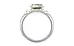 Sterling Silver Ceylon Yellow Sapphire Ring Fine Quality (R4)