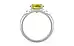Sterling Silver Ceylon Yellow Sapphire Ring Limited Quality (R4)