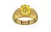 Gold Ceylon Yellow Sapphire Ring Limited Quality (R4)