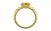 Gold Ceylon Yellow Sapphire Ring Limited Quality (R4)