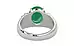 Sterling Silver Emerald Ring Limited Quality (R4)