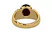 Gold Hessonite Garnet Ring Fine Quality (R4)