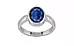 Sterling Silver Thailand Blue Sapphire Ring Limited Quality (R6)