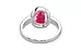 Sterling Silver Ruby Ring Fine Quality (R6)