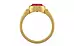 Gold Ruby Ring Prime Quality (R6)