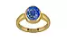 Gold Ceylon Blue Sapphire Ring Limited Quality (R6)