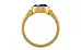 Gold Ceylon Blue Sapphire Ring Limited Quality (R6)