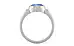 Sterling Silver Ceylon Blue Sapphire Ring Prime Quality (R6)