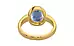 Gold Ceylon Blue Sapphire Ring Prime Quality (R6)