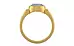 Gold Ceylon White Sapphire Ring Fine Quality (R6)