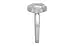 Sterling Silver Ceylon White Sapphire Ring Limited Quality (R6)
