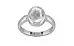 Sterling Silver Ceylon White Sapphire Ring Limited Quality (R6)