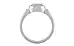 Sterling Silver Ceylon White Sapphire Ring Limited Quality (R6)