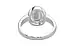 Sterling Silver Ceylon White Sapphire Ring Rare Quality (R6)