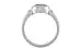 Sterling Silver Ceylon White Sapphire Ring Rare Quality (R6)