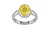 Sterling Silver Ceylon Yellow Sapphire Ring Limited Quality (R6)