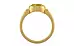 Gold Ceylon Yellow Sapphire Ring Limited Quality (R6)