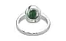 Sterling Silver Emerald Ring Fine Quality (R6)