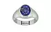 Sterling Silver Thailand Blue Sapphire Ring Fine Quality (R7)