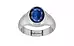 Sterling Silver Thailand Blue Sapphire Ring Limited Quality (R7)