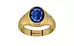 Gold Thailand Blue Sapphire Ring Limited Quality (R7)