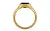 Gold Thailand Blue Sapphire Ring Limited Quality (R7)