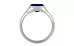 Sterling Silver Thailand Blue Sapphire Ring Prime Quality (R7)