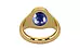 Gold Thailand Blue Sapphire Ring Prime Quality (R7)
