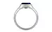 Sterling Silver Thailand Blue Sapphire Ring Rare Quality (R7)