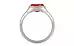 GoldCap Ruby Ring Fine Quality (R7)