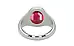 Sterling Silver Ruby Ring Limited Quality (R7)