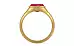 Gold Ruby Ring Prime Quality (R7)