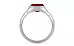 Sterling Silver Ruby Ring Rare Quality (R7)