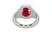 Sterling Silver Ruby Ring Rare Quality (R7)