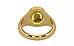 Gold Thailand Yellow Sapphire Ring Limited Quality (R7)