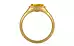 Gold Thailand Yellow Sapphire Ring Limited Quality (R7)