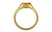 Gold Thailand Yellow Sapphire Ring Rare Quality (R7)