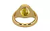 Gold Thailand Yellow Sapphire Ring Rare Quality (R7)