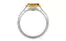 Goldcap Thailand Yellow Sapphire Ring Rare Quality (R7)