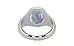 Sterling Silver Ceylon Blue Sapphire Ring Fine Quality (R7)